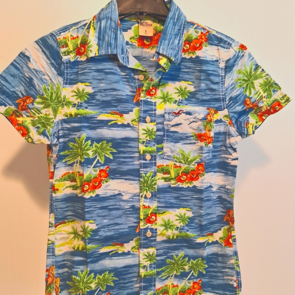 Kids Hollister Hawaiian shirt